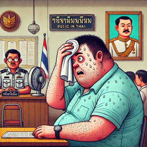 Paying a Ticket in Thai Police Station